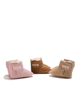 Baby UGG Embroidered Logo Booties