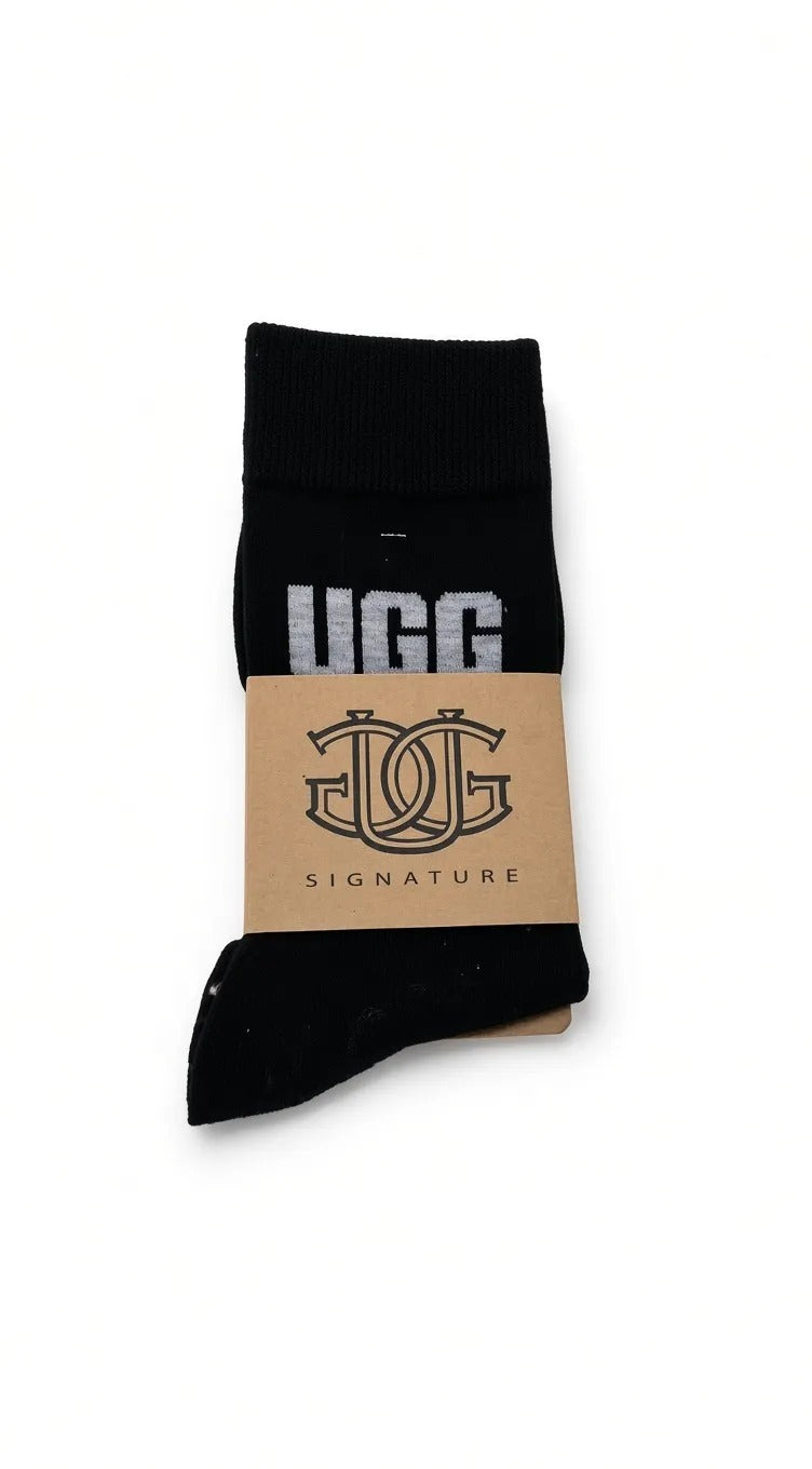 Black knitted UGG socks メイン画像