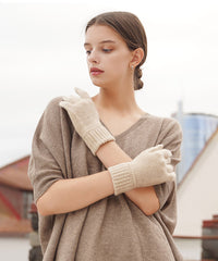 Pure Cashmere UGG Gloves by Mitchell-Y