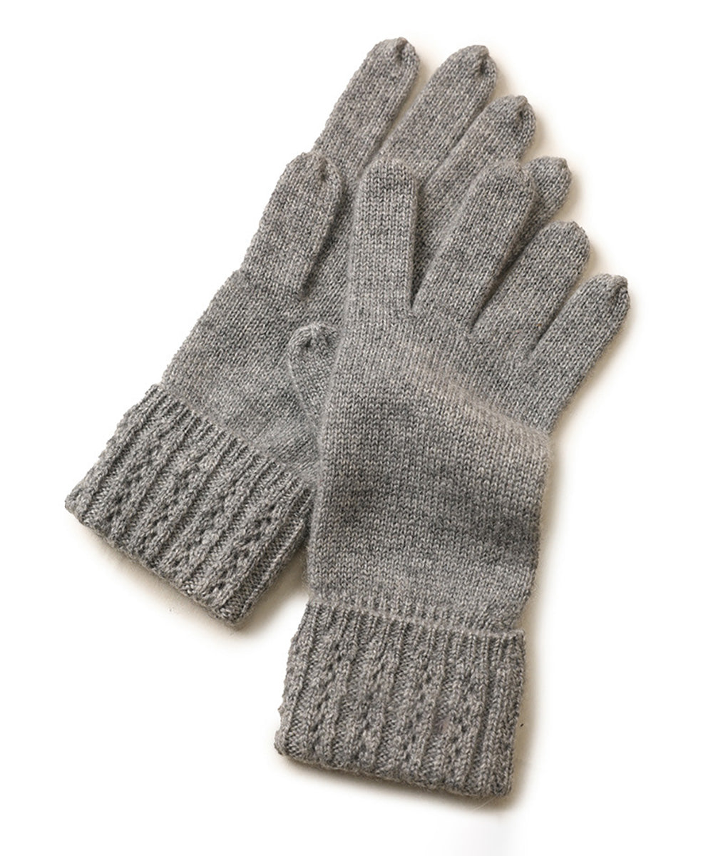 Pure Cashmere UGG Gloves by Mitchell-Y