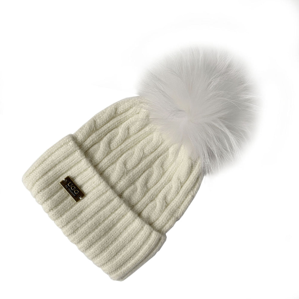 Mitchell-Y Pom Pom UGG Beanies 2P - UGG Specialist Australia