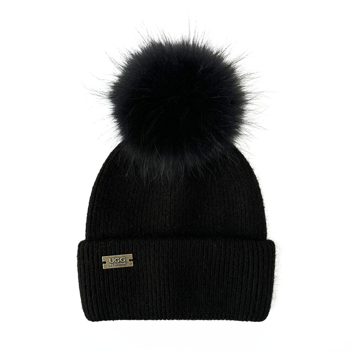 Black pom pom uggs best sale