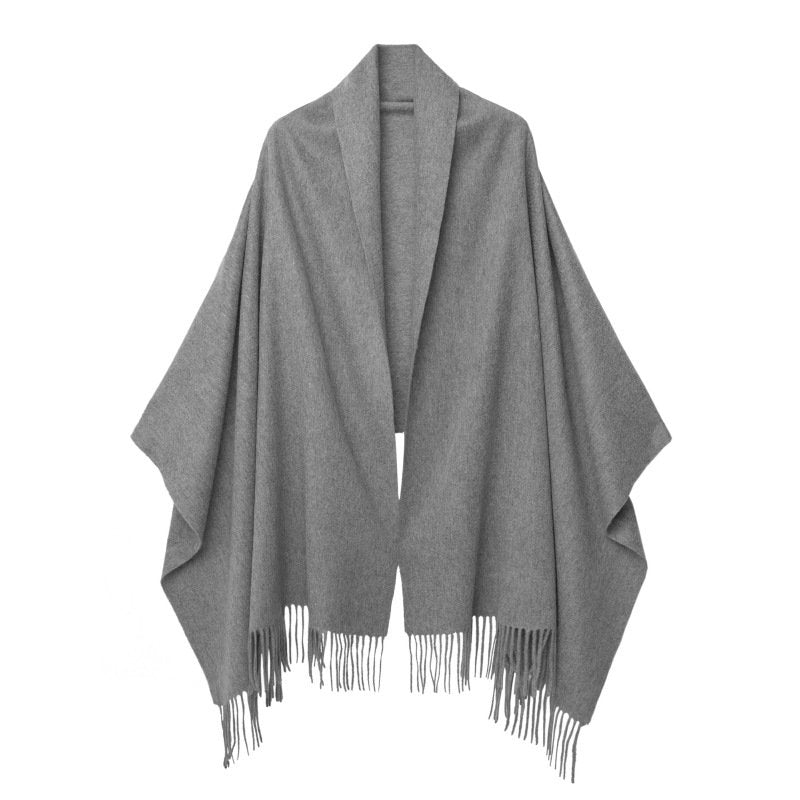 UGG Pure Cashmere Shawl Mitchell-Y in mid grey