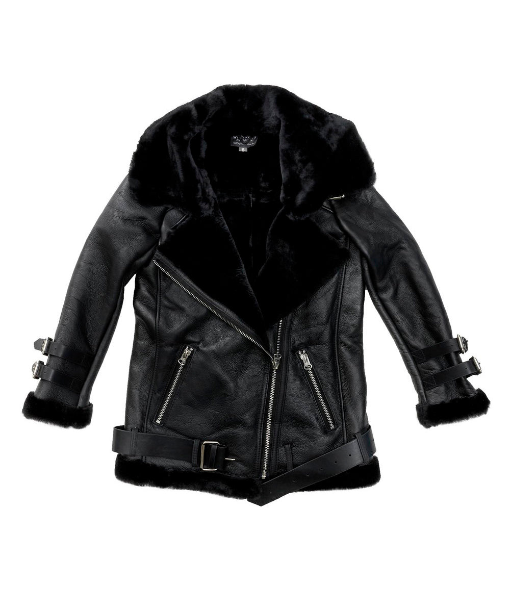 Nappa Biker Sheepskin Jacket - Women - UGG Specialist Australia メイン画像