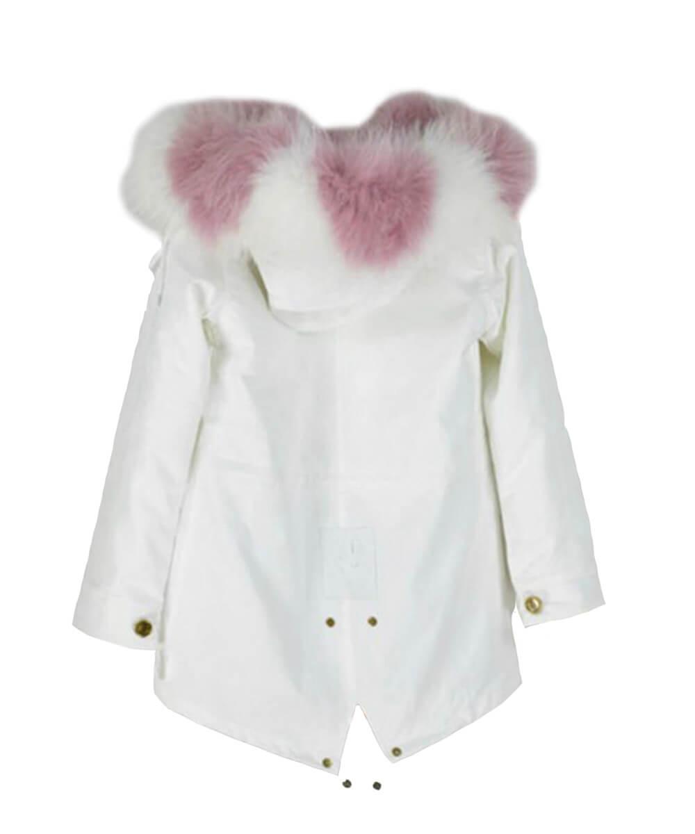 Parka Jacket White & Pink - Women - UGG Specialist Australia